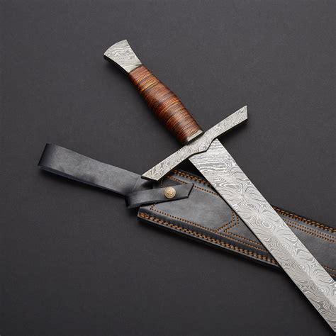Every one of our replica swords and anime replica swords is hand forged with the utmost care and attention to detail. . Battle ready damascus swords